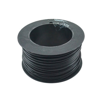 Cable on roll, black - 1.00 - (per meter) - Milcotec