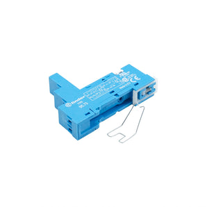 DIN rail relay socket and clip - Milcotec