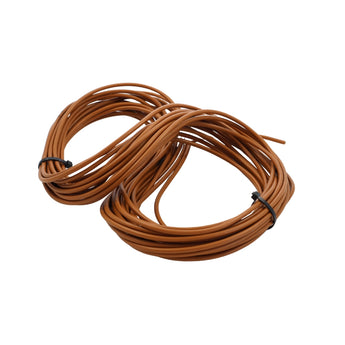 Wire 1 x 0.75 mm², brown - (per meter) - Milcotec